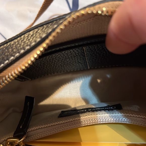 Dooney & Bourke Black Leather Crossbody Bag - Picture 11 of 13